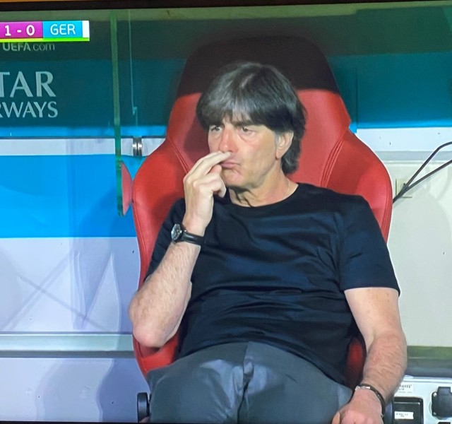 , Joachim Low caught smelling fingers AGAIN in Germany’s Euro 2020 loss to France after ‘scratch and sniff’ scandal