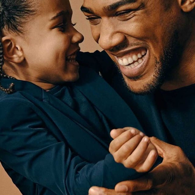 , Anthony Joshua and son JJ, 5, look dapper as boxer posts cute Father’s Day picture and says ‘I’ve got you for life’