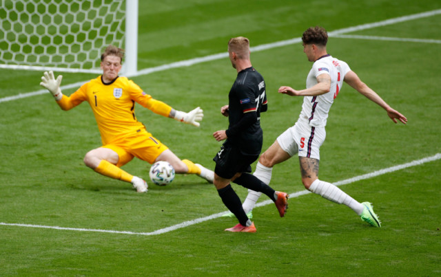 , Man Utd star Harry Maguire hails England keeper Jordan Pickford for ignoring critics and shining in Germany win