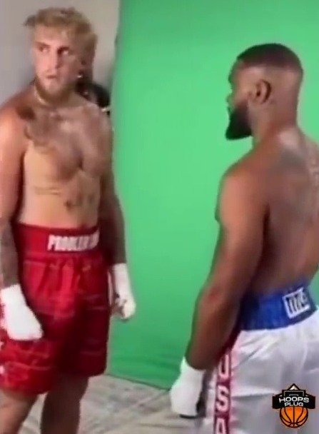 , Watch as Jake Paul ‘too scared’ to look in UFC star Tyron Woodley’s eyes in leaked face-off ahead of fight