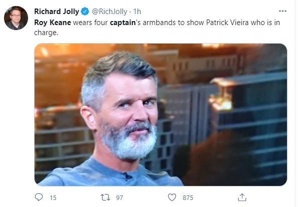 , Roy Keane mocked by ITV pundits over ‘captain’s armband’ jumper worn for France’s Euro 2020 win over Germany