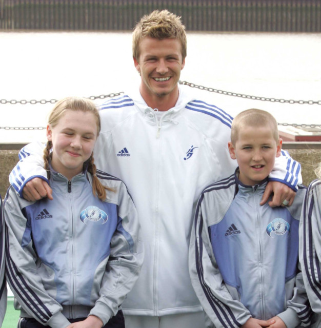 , England captain Harry Kane poses in David Beckham shirt aged 11 as ‘normal lads’ dream of Euro glory