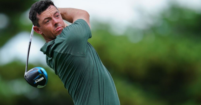 , Rory McIlroy fires his way into Olympics medal contention as he moves to within four shots of halfway leader Schauffele