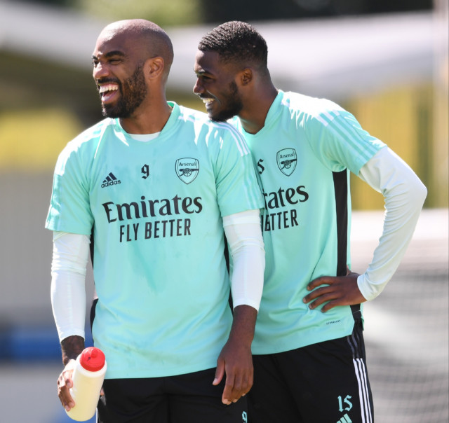 , Arsenal stars including Aubameyang and Tierney back in training for Rangers game after miserable pre-season loss to Hibs