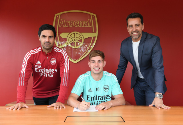 , Emile Smith Rowe signs new long-term Arsenal contract and officially given iconic No10 shirt in huge boost to Gunners