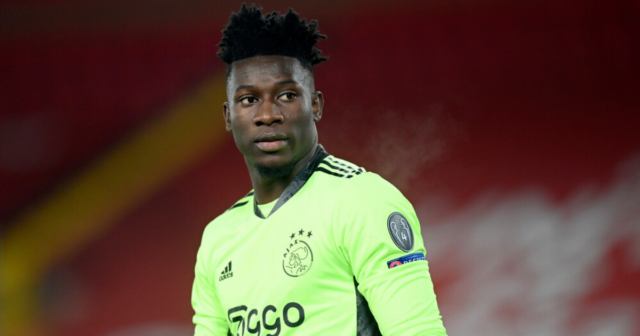 , Arsenal transfer blow as banned Ajax goalkeeper Andre Onana ‘reaches agreement to sign for Lyon’ this summer