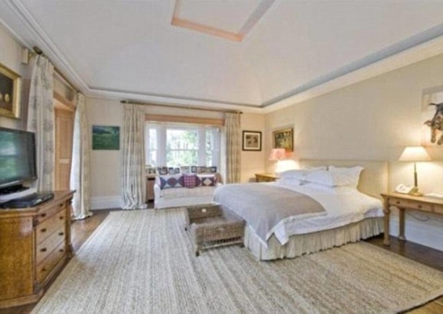 There are six spacious bedrooms 