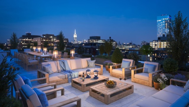 The glorious penthouse is part of a condo project part-owned by NFL great Tom Brady and his model wife Gisele Bundchen