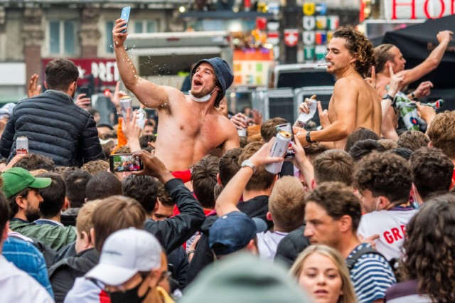 , Barmy fan had football strip for England’s Euro 2020 win and danced naked in streets