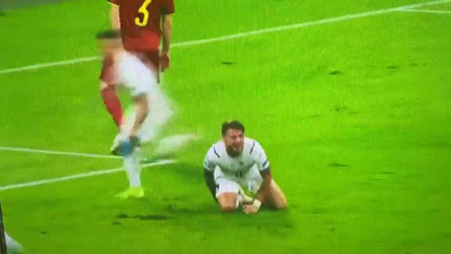 , Watch Ciro Immobile roll about on floor before miracle injury recovery as Italy score against Belgium