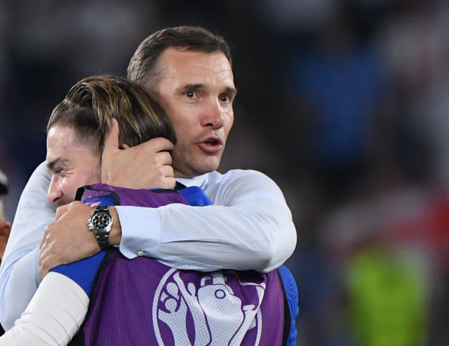 , Ex-Chelsea ace Shevchenko claims he’s ‘mad’ for Jack Grealish but defends Southgate subbing England star against Denmark