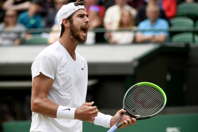 , Wimbledon 2021: Karen Khachanov ordered to change cap which has too much black on INSIDE for strict all-white dress code