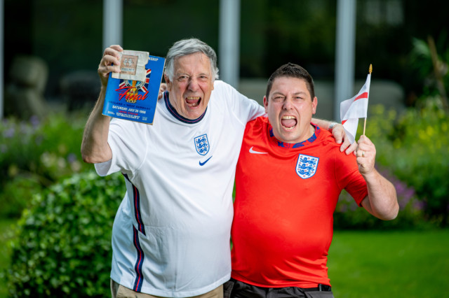 , He’s braved piranhas, riots, a sumo wrestler and 369 England games. It’s Brian from Coventry and he’s… Superfan