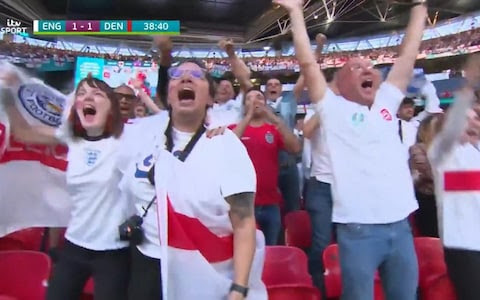 , Office worker, 37, SACKED from her job after being caught on TV at Euro 2020 England V Denmark game