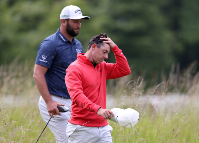 , Watch bizarre moment brazen fan takes Rory McIlroy’s club in front of ace before Scottish Open security haul him away