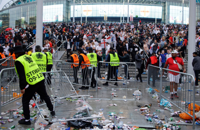 , Wembley warzone hooligans could wreck Britain and Ireland’s bid to host World Cup 2030 after violence marred Euro final