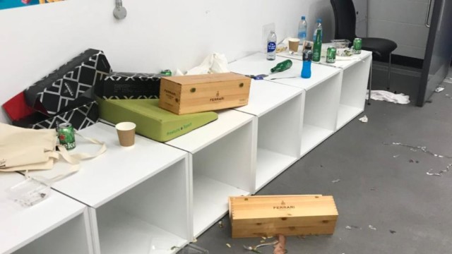 , Inside Italy’s ‘battlefield’ dressing room after Euro 2020 final as England just leave neat pile of pizza boxes behind