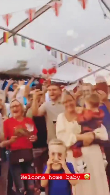 , England star Jordan Pickford given hero’s welcome home after incredible Euro 2020 as he parties with family and pals