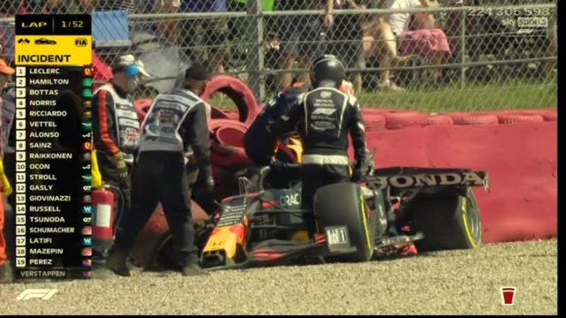 , Red Bull reveal Max Verstappen has been rushed to hospital for tests after horror 180mph Silverstone crash with Hamilton