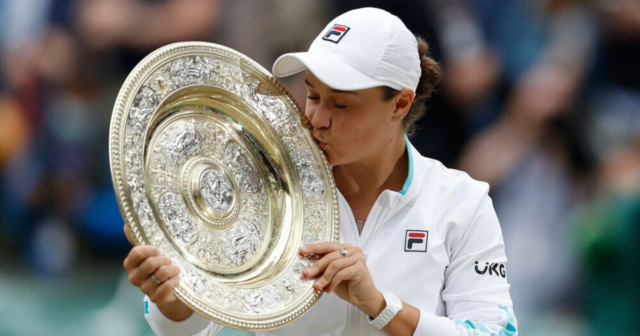 , Ashleigh Barty wins first Wimbledon title after Karolina Pliskova puts up stern fight at celeb packed Centre Court