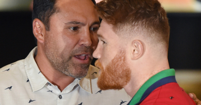, Canelo Alvarez called out by former promoter Oscar De La Hoya, 48, as he taunts champ for ‘only having power’
