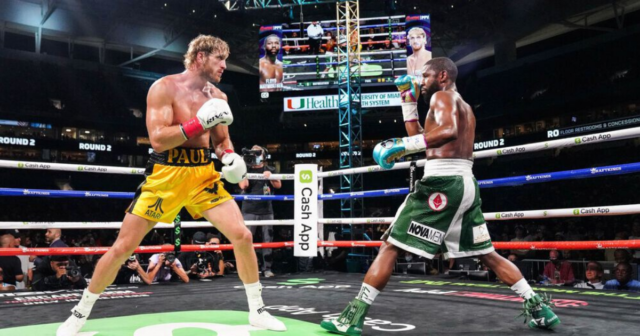 , Logan Paul predicts next fight will be worth $100MILLION after YouTuber’s exhibition bout against Floyd Mayweather