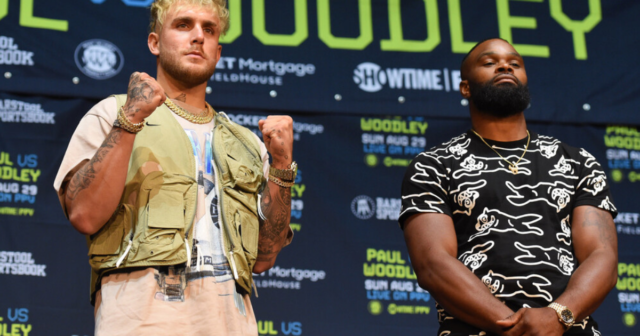 , Jake Paul’s coach warns Tyron Woodley is ‘in way over his head’ and offers ex-boxing champ Shawn Porter ‘friendly wager’