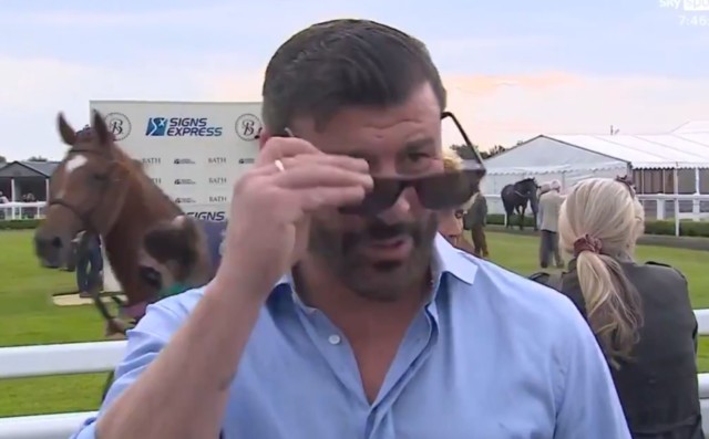 , Watch boxing legend Joe Calzaghe’s brilliant reaction to interviewer’s comment about not being recognised at Bath races
