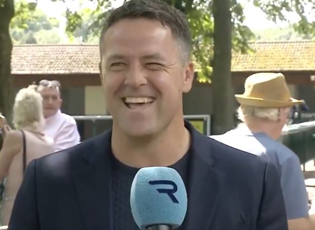 , Michael Owen jokes about ‘most embarrassing moment of my life’ as Liverpool stars celebrate 22-1 winner with £65k horse