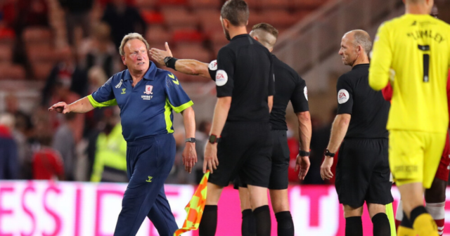 , Neil Warnock slammed by Ref Support UK as ’embarrassment to football’ after Middlesbrough bosses latest rant