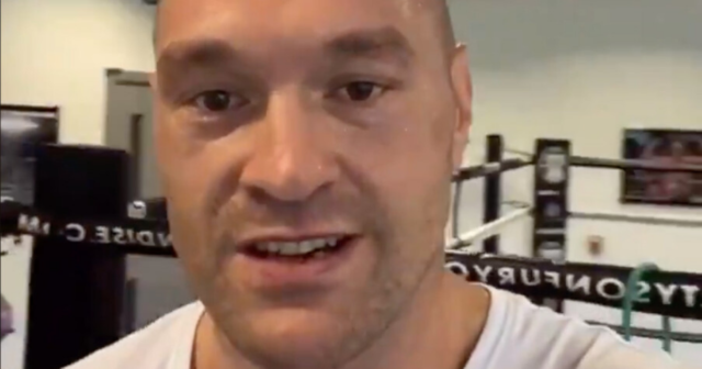 , Tyson Fury sends message to ‘big sausage’ Deontay Wilder as he returns to gym for training after coronavirus scare