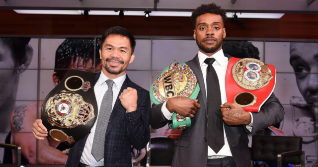 , Manny Pacquiao rips Floyd Mayweather over Logan Paul fight and says rival ‘can’t help’ Errol Spence Jr beat him
