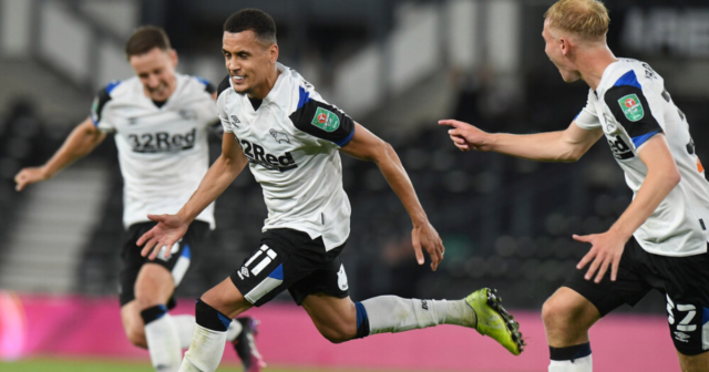 , Ravel Morrison scores rocket as Derby County scrape through EFL Cup against League Two Salford City on penalties