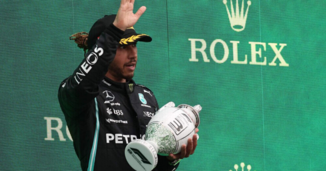 , Lewis Hamilton congratulated on 100th F1 Grand Prix win by post-race interviewer despite finishing THIRD in Hungary