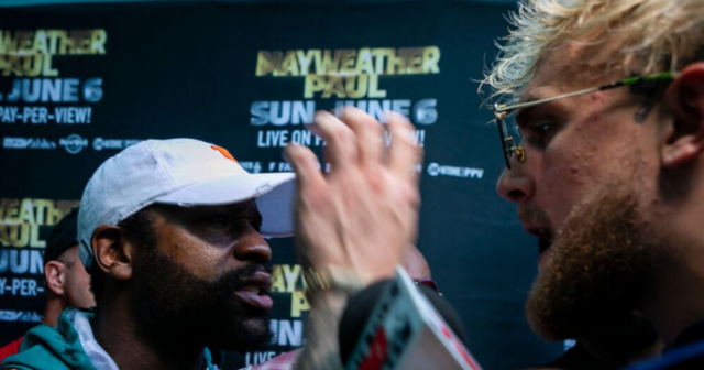 , Jake Paul tells Tommy Fury ‘don’t wear a hat’ or else he will STEAL it and says Floyd Mayweather was ‘just my warm up’