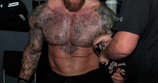 , Games of Thrones star Hafthor Bjornsson – AKA The Mountain – shows off 110lb weight loss ahead of boxing fight