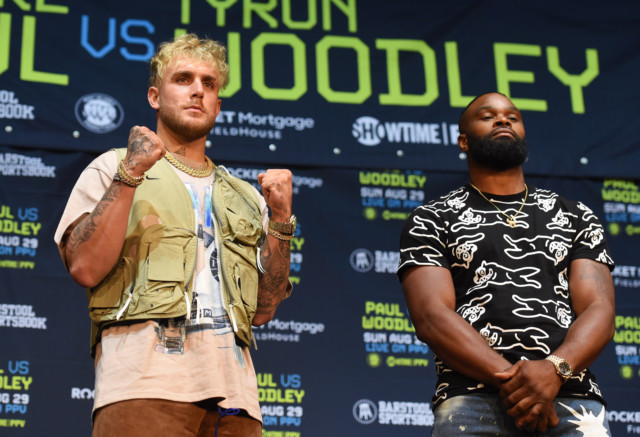 , Logan Paul says ex-UFC star Tyron Woodley is ‘f***ed’ and should be ‘scared’ as brother Jake reveals a day in fight camp