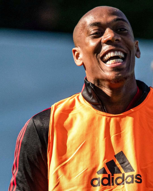, Man Utd star Anthony Martial unveils new look in training as he shaves off hair ahead of new season