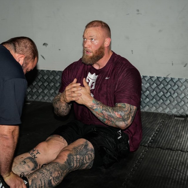 , Games of Thrones star Hafthor Bjornsson – AKA The Mountain – shows off 110lb weight loss ahead of boxing fight
