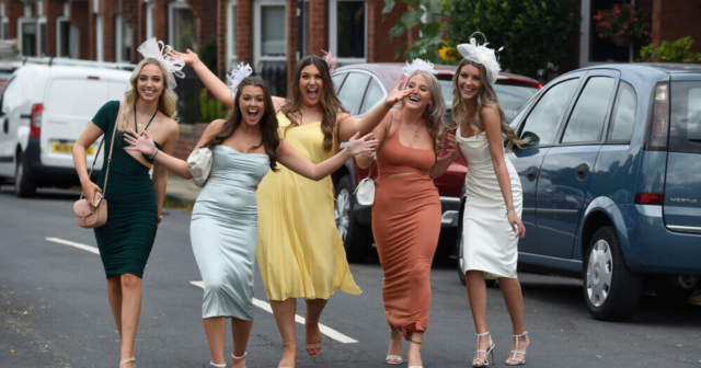 , Stunning York racegoers dazzle in daring dresses on Ladies Day and soak up the party atmosphere at Ebor festival