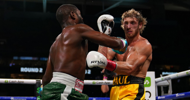 , Floyd Mayweather earned over £1.6m per punch landed in Logan Paul exhibition after boxing legend connected 43 times