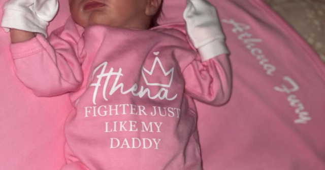 , Tyson Fury’s daughter Athena wears ‘fighter just like my daddy’ outfit after brave tot comes home from hospital battle