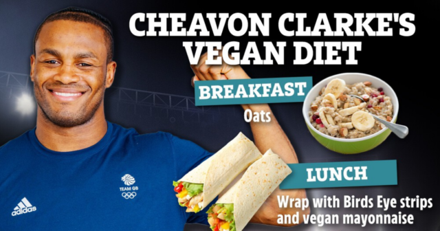 , The vegan diet of an Olympic heavyweight boxer and how lack of meat gives Cheavon Clarke the edge in training
