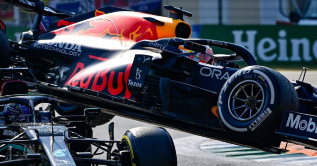 , Lewis Hamilton accused of FAKING Italian GP injury by Red Bull advisor despite Verstappen’s car landing on his head