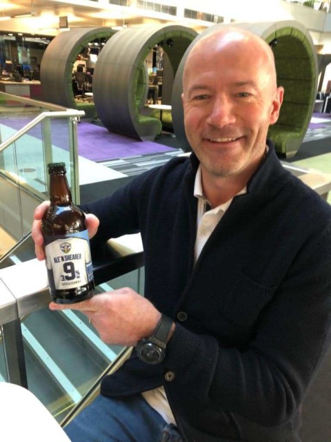 , Football themed beer by Away Days features Man Utd legend Cantona’s Collar IPA, and has been enjoyed by Alan Shearer