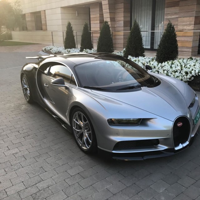 The 35-year-old loves posting images of his cars to social media, including the Bugatti Chiron