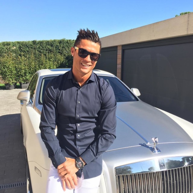 , Cristiano Ronaldo’s amazing fleet of cars worth £17m, including new £250,000 Bentley Flying Spur he drives to Carrington