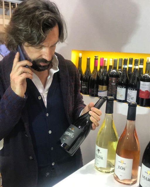 Today, refined Pirlo owns his own vineyard
