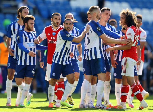 , Brighton troll Arsenal with Neal Maupay ‘crying’ celebration ahead of Saturday’s game in nod to furious 2020 scrap