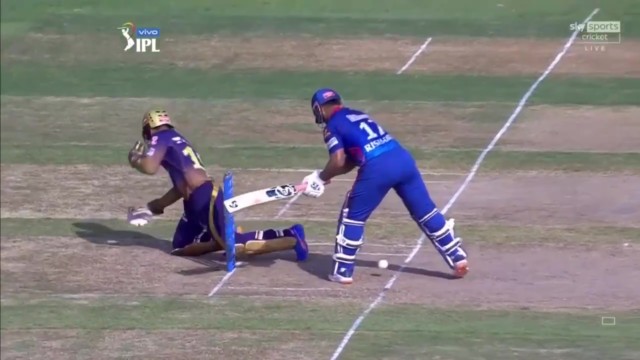, Watch Sky Sports commentator Dinesh Karthik almost get wiped out by Rishabh Pant’s flailing bat in scary IPL moment